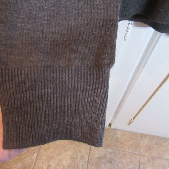 Michael by Michael Kors Wool Blend Men's Black Zip Up Hoodie Sweater - Picture 4 of 6